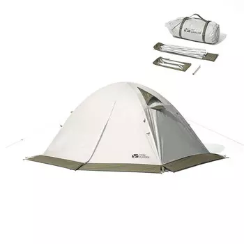 Mobi Garden палатка для кемпинга, четырехсезонная палатка, непромокаемая, альпийская, пустынная, снежная, холодная, горная, плюс утренний туман, белая A (двойная)