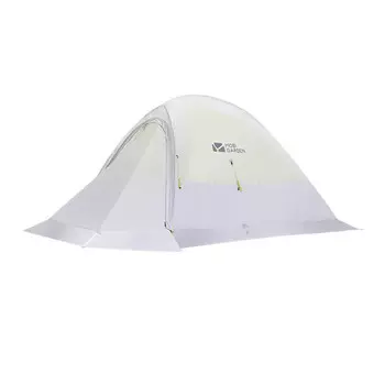 Mobi Garden палатка для кемпинга, кемпинга, сверхлегкая 20D силиконовая четырехсезонная алюминиевая опора для освещения лунного света, белая версия UL с двойной снежной юбкой
