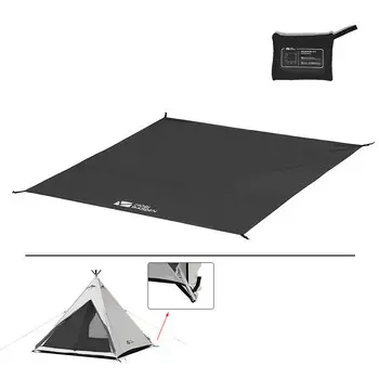 Mobi Garden палатка для кемпинга на открытом воздухе, большая пирамида, ветрозащитная и непромокаемая, для кемпинга, семейная, для нескольких человек, напольный коврик в виде башни (темно ночью)