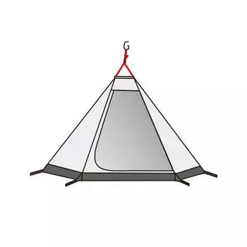 Mobi Garden палатка для кемпинга на открытом воздухе, пирамида, утолщенная ветрозащитная и непромокаемая всесезонная палатка Senta 230, Оксфордская версия, внутренняя палатка