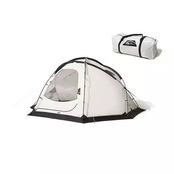 Mobi Garden палатка для кемпинга, полусферическая шаровая палатка, четырехсезонная, утолщенная, непромокаемая, Commander 160 (белый лунный свет)