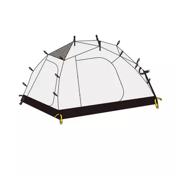 Mobi Garden палатка для кемпинга, полусферическая шаровая палатка, четырехсезонная утолщенная непромокаемая палатка Commander 185, внутренняя палатка