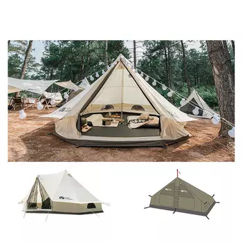 Mobi Garden палатка для кемпинга, семейного кемпинга, утолщенная непромокаемая хлопчатобумажная ткань Era 260+, внутренняя палатка посылка