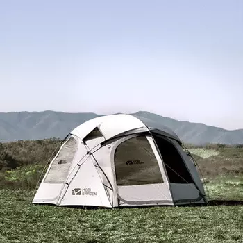 Mobi Garden палатка для кемпинга, сферическая шаровая палатка, семейная, большая, Королевский замок + напольный коврик + потолочная посылка 1 1