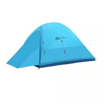 Mobi Garden палатка для кемпинга, ультралегкая 20D силиконовая четырехсезонная алюминиевая опора для легких поездок небесно-голубого цвета UL одиночная