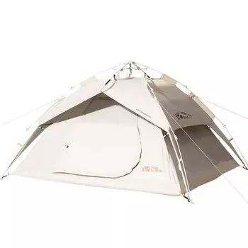 Mobi Garden палатка для улицы, парка, пляжа, семьи, родителей и детей, большое пространство, полностью автоматическая, быстрая сборка, для отдыха, классическая версия с нулевым движением, кремовый белый