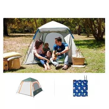 Mobi Garden палатка для улицы, полностью автоматическая, для кемпинга, пикника, защита от солнца, быстро открывающаяся, для парка, для кемпинга, базовый набор A2