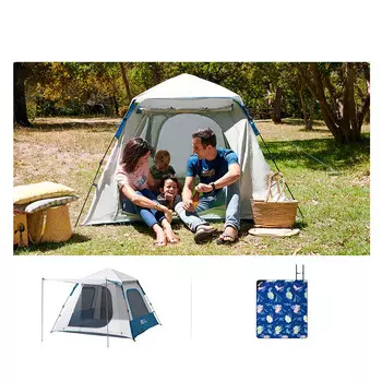 Mobi Garden палатка для улицы, полностью автоматическая, для кемпинга, пикника, защиты от солнца, быстро открывающаяся, для парка, для кемпинга, базовый набор A