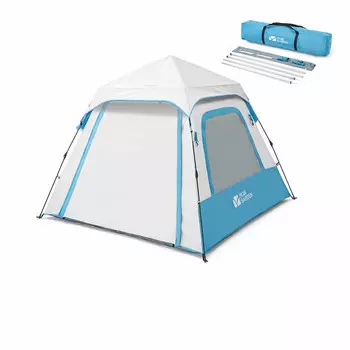 Mobi Garden Park Camping Утолщенная полностью автоматическая солнцезащитная палатка Удобная складная палатка Zero Movement Space Edition 180 (небесно-голубая)