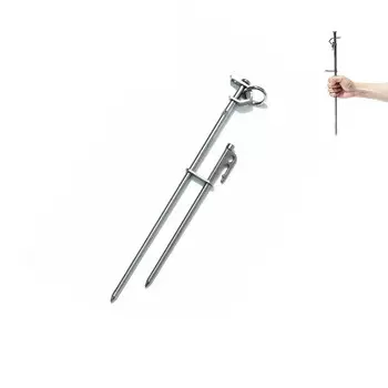 Mobi Garden площадка для кемпинга на открытом воздухе, болт для гвоздей, собачий кол, фиксированный болт для кемпинга, гвоздь из нержавеющей стали, грунт для животных, домашних животных, гвоздь серого цвета