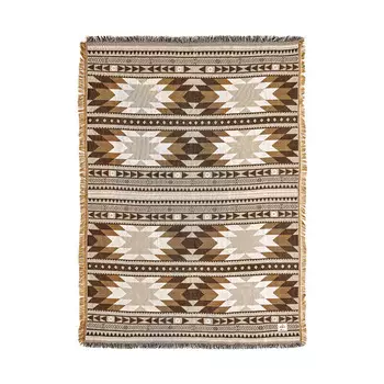 Mobi Garden походная палатка на открытом воздухе коврик для кемпинга в стиле ретро в этническом стиле одеяло для пикника, обеда и перерыва хлопковая грунтовая ткань теплого песочного цвета