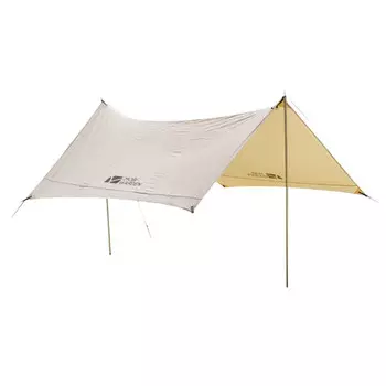 Mobi Garden походный уличный светильник, роскошная большая космическая пирамида, утолщенная хлопковая палатка Anno 230, навес цвета слоновой кости, белый, 4-5 человек