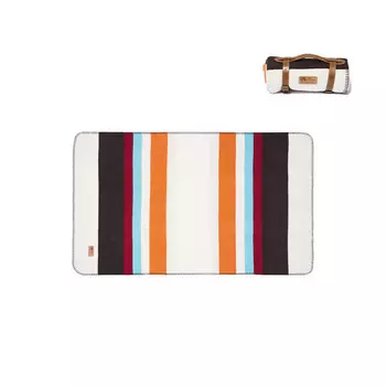 Mobi Garden покачивающееся походное одеяло для кемпинга, теплое хлопковое одеяло с начесом, полосатое одеяло, светло-песочные полосы