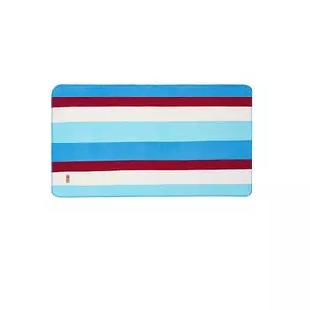 Mobi Garden покачивающееся походное одеяло в совместном стиле, теплое полосатое одеяло в ретро-стиле с начесом, небесно-голубые полосы