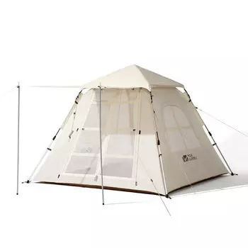 Mobi Garden полностью автоматическая палатка для парка на открытом воздухе, быстроустанавливающаяся солнцезащитная детская палатка, портативная семейная палатка кремового цвета для 3-4 человек