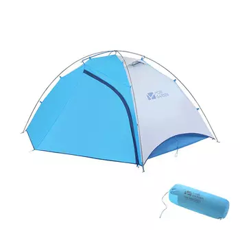 Mobi Garden, простая в сборке палатка для кемпинга, непромокаемая и ветрозащитная, двойная, сверхлегкая, двухслойная, внешний кронштейн SY, синий, для двух человек