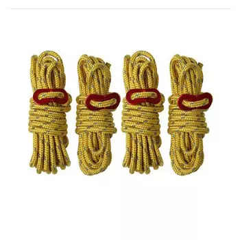 Mobi Garden Risheng навес для уличной палатки, люминесцентная усиленная ветрозащитная веревка [набор из четырех случайных цветов]