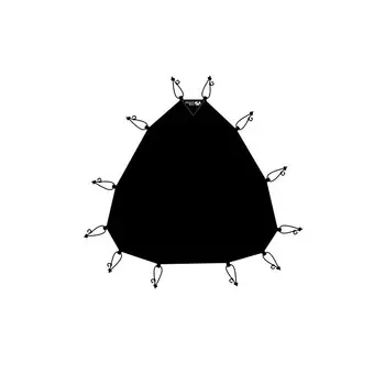 Mobi Garden, сферическая палатка для кемпинга, портативная, большая, четырехсезонная, утолщенная, Commander Commander 185, с навесом