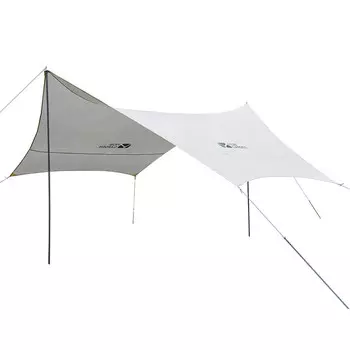 Mobi Garden шестиугольный навес для кемпинга, защиты от солнца и дождя, обновленная версия NX20661014 цвета слоновой кости
