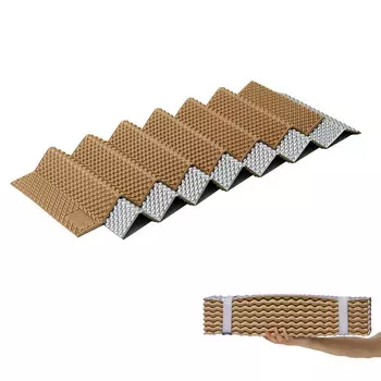 Mobi Garden складной коврик для кемпинга на открытом воздухе, спальный коврик, напольный коврик, утолщенный коврик, влагостойкий коврик теплого песочного цвета (одинарный)