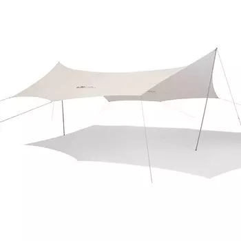 Mobi Garden складной портативный кемпинговый навес от солнца, палатка цвета слоновой кости, белый 520 (большой размер)