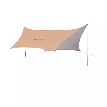 Mobi Garden складной портативный кемпинговый навес от солнца, палатка 440, индивидуальный навес, теплый песочный цвет