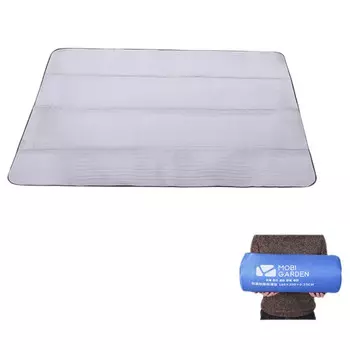 Mobi Garden складной портативный коврик для пикника в парке, кемпинга, сверхлегкий коврик для пикника, двусторонний влагостойкий коврик из алюминиевой фольги (180*200)