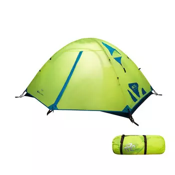 Mobi Garden снаряжение и принадлежности для кемпинга на открытом воздухе, трехсезонная палатка Lengshan AIR, обновленная версия, флуоресцентно-желтый (двойной)