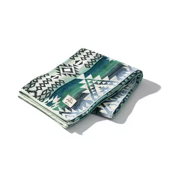 Mobi Garden, теплое утолщенное хлопковое спальное одеяло для кемпинга на открытом воздухе, ковер, жаккардовая шаль, одеяло Jinxia Mountain Green