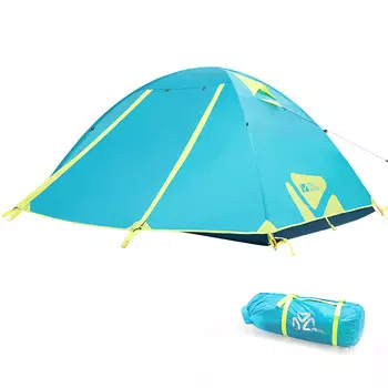 Mobi Garden Туризм и кемпинг Непромокаемое и ветрозащитное уличное оборудование Трехсезонная палатка Cold Mountain AIR Обновленная версия Angel Blue (четыре человека)
