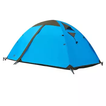 Mobi Garden Туризм и кемпинг Ветрозащитное и непромокаемое оборудование и принадлежности для улицы Палатка на 1–4 человека Cold Mountain 2_Blue Classic Edition