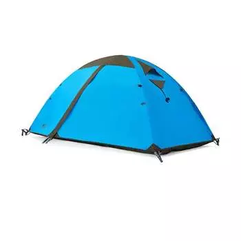 Mobi Garden уличное портативное утолщенное непромокаемое, ветрозащитное и солнцезащитное альпинистское снаряжение классическая версия - синее (двойное)