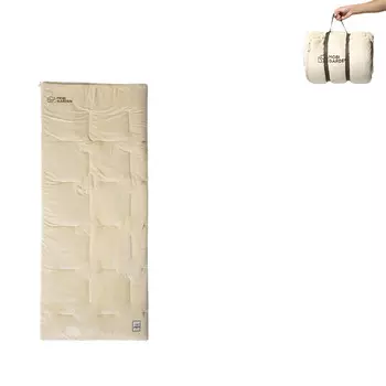 Mobi Garden утолщенный морозостойкий зимний коралловый бархатный спальный коврик для кемпинга зимой мягкая луна 6-14 цвет слоновой кости 2,4 кг