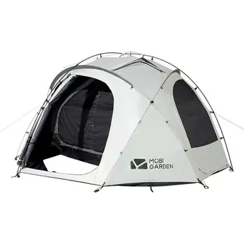 Mobi Garden ветрозащитная, непромокаемая и дышащая палатка для кемпинга на открытом воздухе Royal Castle Oxford Edition (Morning Mist White, 5-8 человек)