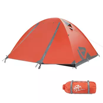 Mobi Garden ветрозащитное туристическое снаряжение и принадлежности для кемпинга трехсезонная палатка Cold Mountain AIR улучшенная версия лавово-красная (4 человека)
