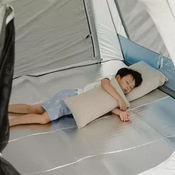 Mobi Garden влагостойкий коврик для кемпинга, водонепроницаемый портативный коврик для пикника в парке, двусторонний коврик из алюминиевой пленки NX20663008 серебристый