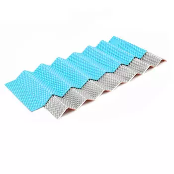 Mobi Garden влагостойкий коврик для яичного гнезда, коврик для яичного корыта, напольный коврик, складная подушка для кемпинга, сверхлегкий спальный коврик небесно-голубого цвета (одинарный)