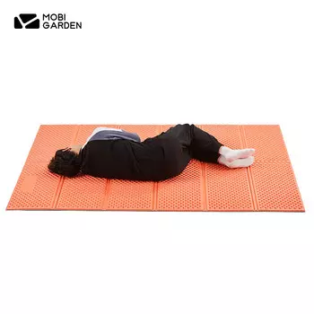 Mobi Garden влагостойкий коврик, складной напольный коврик для кемпинга, двойной портативный коврик для сна, утолщенный коврик для палатки, небесно-голубой