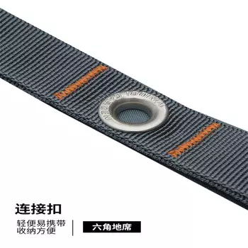 Mobi Garden влагостойкий шестиугольный коврик для кемпинга, парка, травы и песка для пикника в случайных цветах (3 человека)