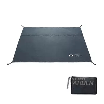 Mobi Garden влагостойкий шестиугольный коврик для кемпинга, парка, травы, песка, пикника, случайных цветов (4 человека)