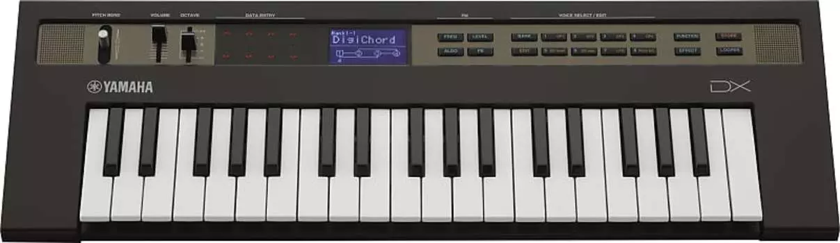 Мобильная мини-клавиатура Yamaha Reface DX 2015 — настоящее время — черная Reface DX Mini Mobile Keyboard