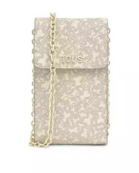 Мобильная сумка Kaos Mini Lines с принтом Tous, бежевый