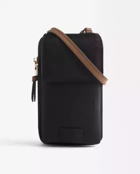 Мобильная сумка-трансформер в сумку через плечо с клапаном и простой застежкой-молнией Parfois, чёрный