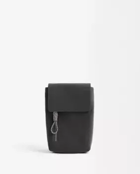 Мобильная сумка-трансформируемая в сумку через плечо с клапаном и плавной магнитной застежкой Parfois, чёрный