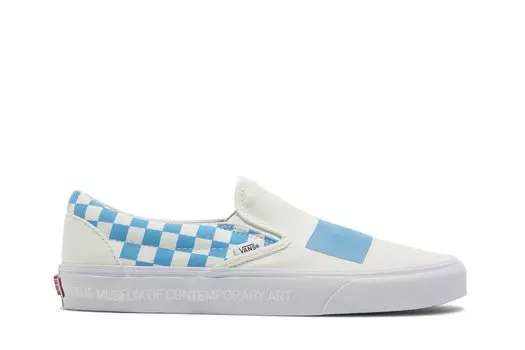 MOCA x Classic слипоны Vans, синий