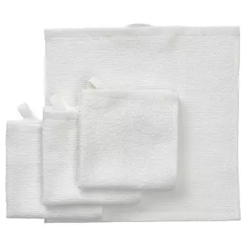Дубль Мочалка, белая, 25х25 см, LUDDVIAL IKEA