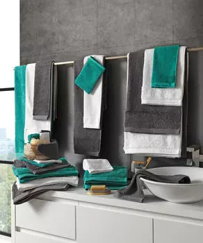 Мочалка bonita 4 шт Bio:Vio, антрацитовый