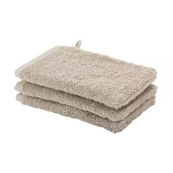 Мочалка london, 3 предмета Aquanova, бежевый