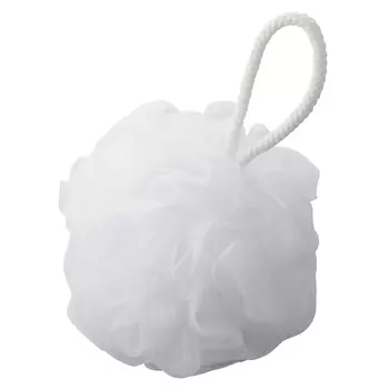 Мочалка Muji круглая, белый