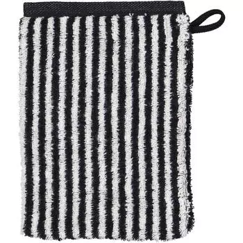 Мочалка zoom stripes 121 черная Cawoe, черный